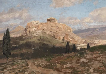 Ansicht der Akropolis